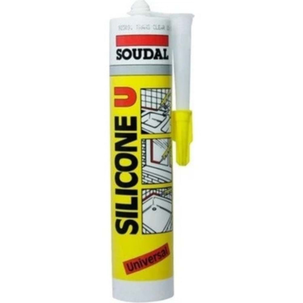 SOUDAL SILIKON 280 GR BEYAZ