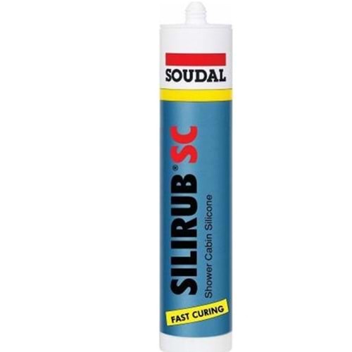 SOUDAL SILIRUB SC DUŞAKABİN SİLİKONU 280ML ŞEFFAF