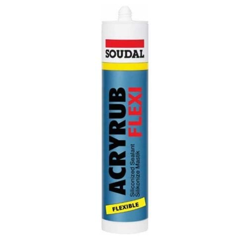 SOUDAL ACRYRUB FLEXİ SİLİKONİZE MASTIK BEYAZ - 310 ML