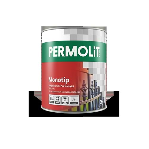 PERMOLIT MONOTIP ANTIPAS (PARLAK) BAYRAK KIRMIZI - 2,5 L