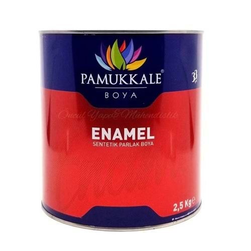 PAMUKKALE ENAMEL SENTETİK SİYAH 9005 2,5 KG