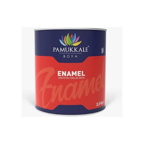 PAMUKKALE ENAMEL SENTETİK BOYA MAT BEYAZ 9016 2,5KG
