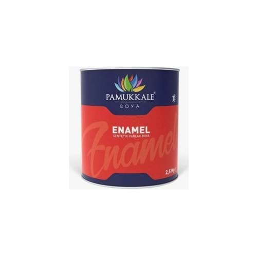 PAMUKKALE ENAMEL SENTETİK MAT SİYAH 9005 2,5 KG