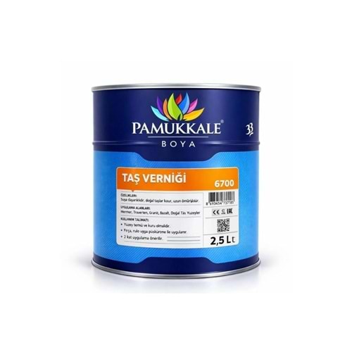 PAMUKKALE SOLVENT BAZLI DOĞAL TAŞ VERNİĞİ ŞEFFAF 2,5 LT