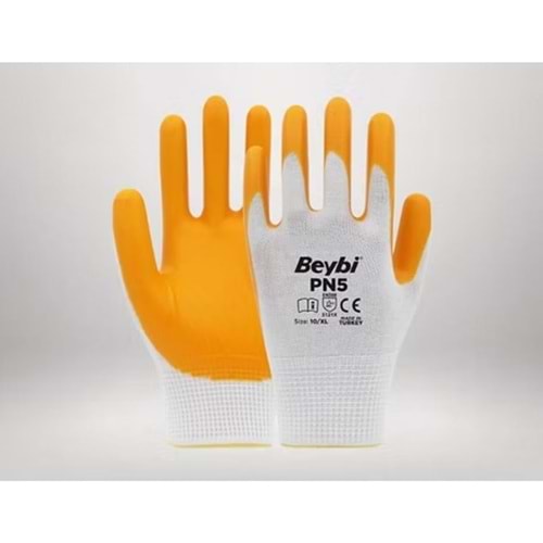 ELDİVEN BEYBİ PN5 NİTRİL POLY BEYAZ SARI NO:10