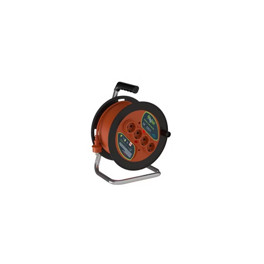 BYLİON SEYYAR MAKARALI KABLO 3X1,5 50MT TURUNCU 100-303-1250