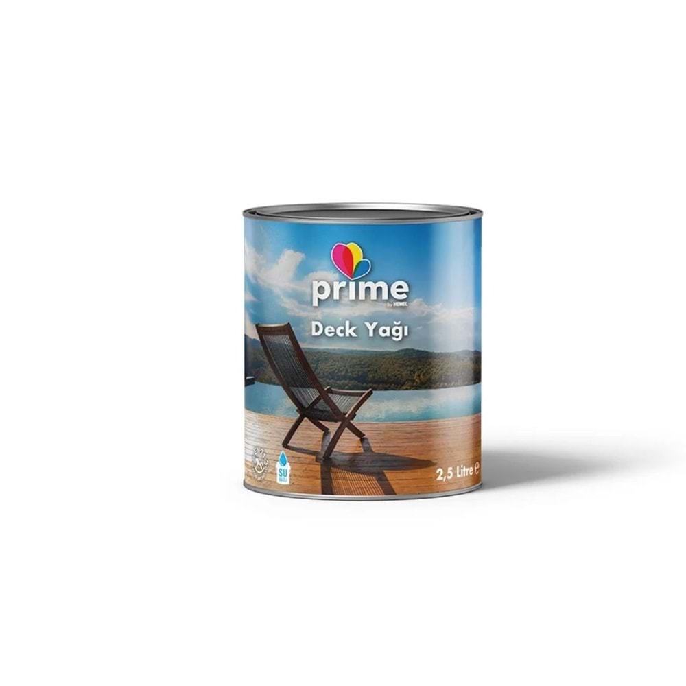 HEMEL PRİME DECK YAĞI NATUREL 2,5 LT