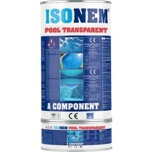 ISONEM POOL TRANSPARENT A+B KOMP. 4.5 KG ŞEFFAF HAVUZ BOYASI M868