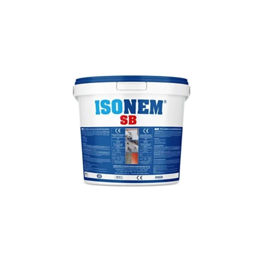 ISONEM SB 5KG BEYAZ ÖZEL MİNERAL DOLGULU SU YALITIM MALZEMESİ M307