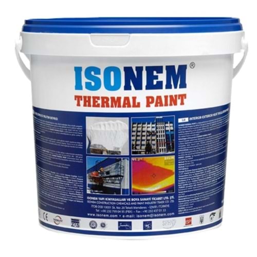 ISONEM THERMAL PAINT 18LT ISI YALITIM BOYASI BEYAZ M419