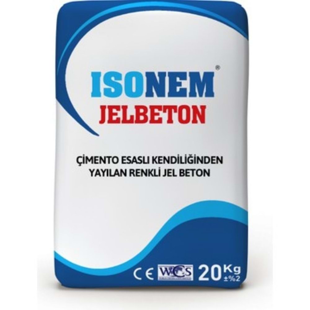ISONEM JELBETON 20 KG GRİ M0002