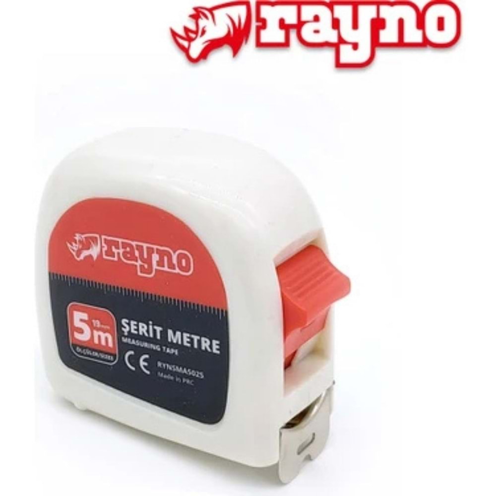RAYNO ŞERİT METRE 5X19MM RYN 11501 JS-78
