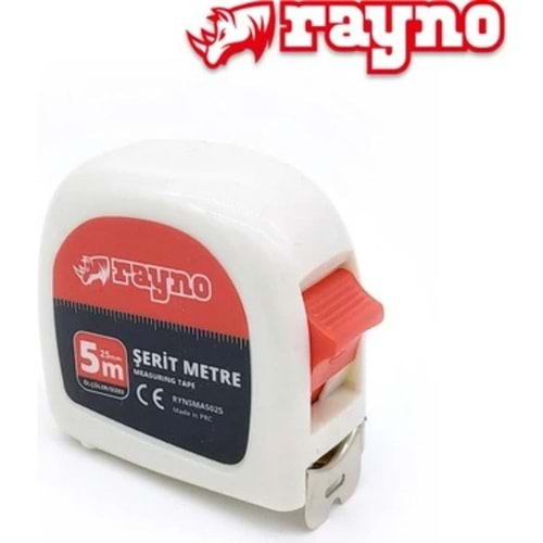 RAYNO ŞERİT METRE 5X25MM RYNSMA 5025 JS-78