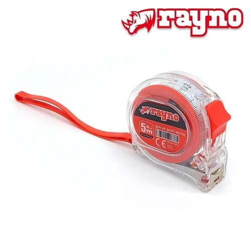 RAYNO ŞEFFAF ŞERİT METRE 5X19MM JS-61