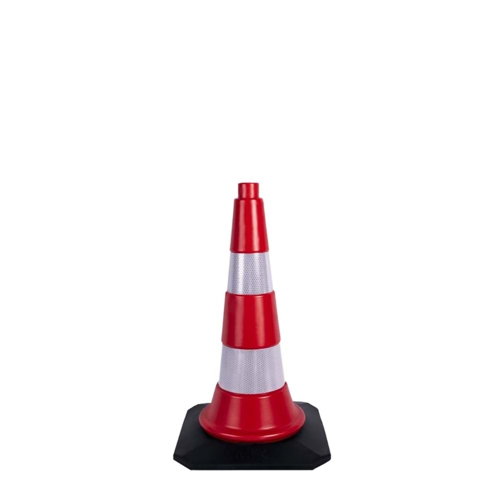 MFK3550 TRAFİK VE REKLAM KONİSİ 50 CM KAUÇUK TABANLI