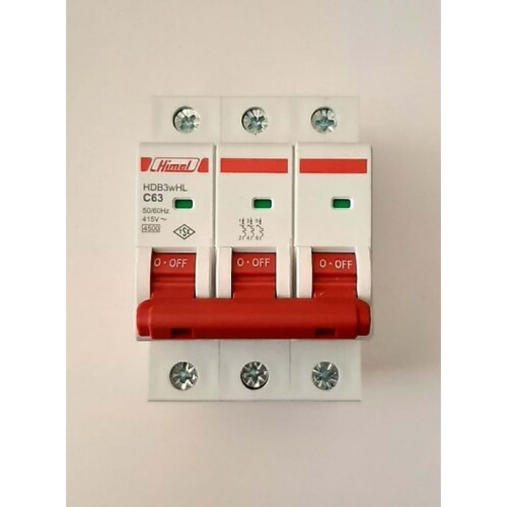 HİMEL C3X63A 4,5KA K OTOMAT SİGORTA