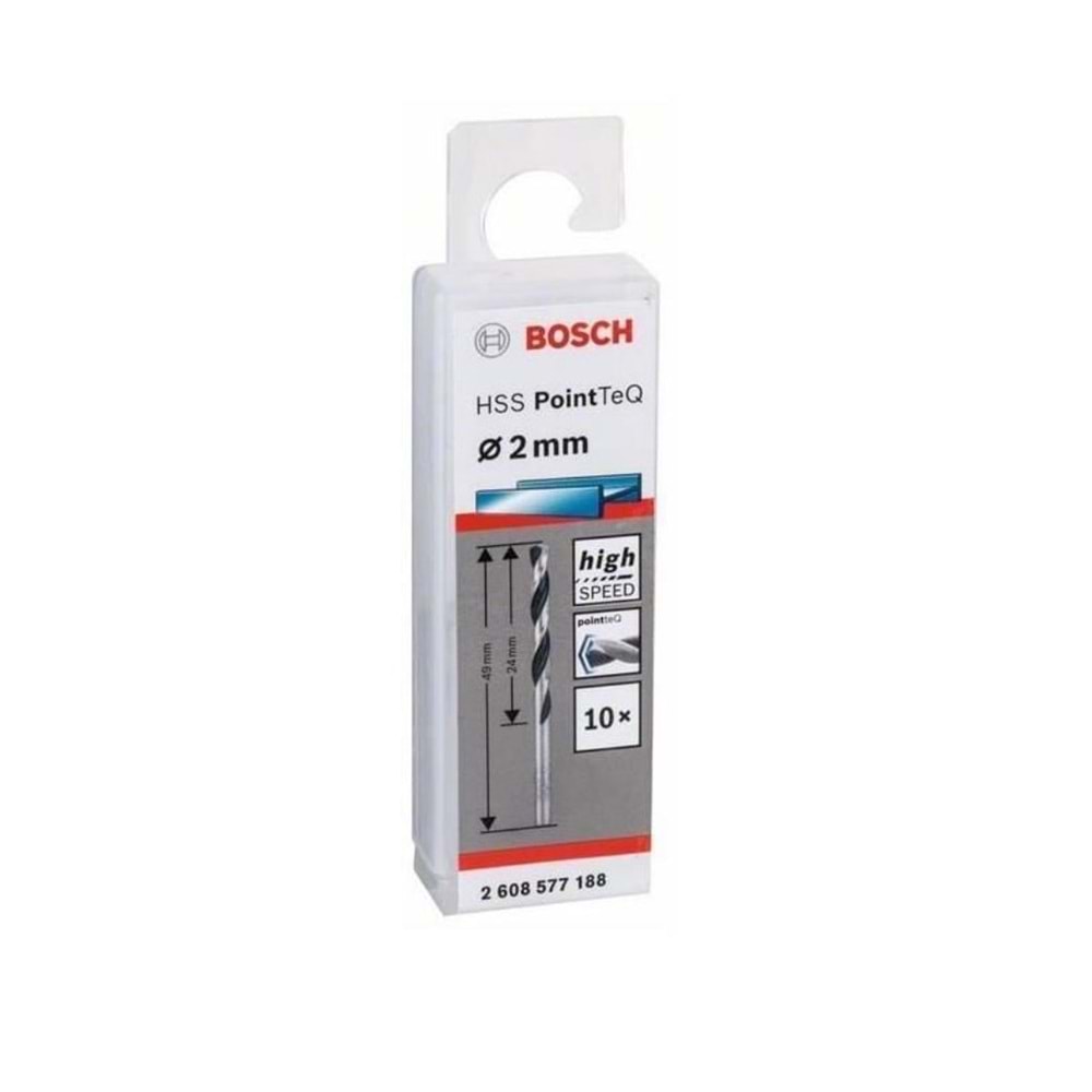 BOSCH HSS-POINTEC MATKAP UCU - 2 mm