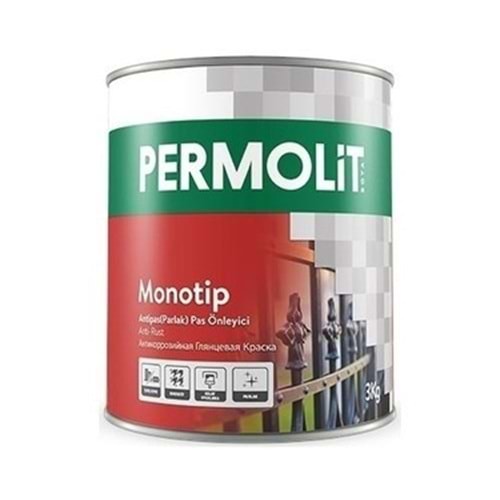 PERMOLIT MONOTIP ANTIPAS (PARLAK) BEYAZ - 2,5 L