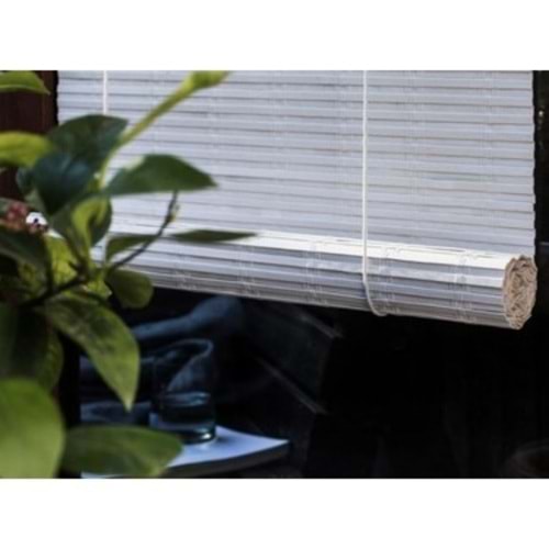 BAMBU PERDE BEYAZ - 1,20mt*1,80mt