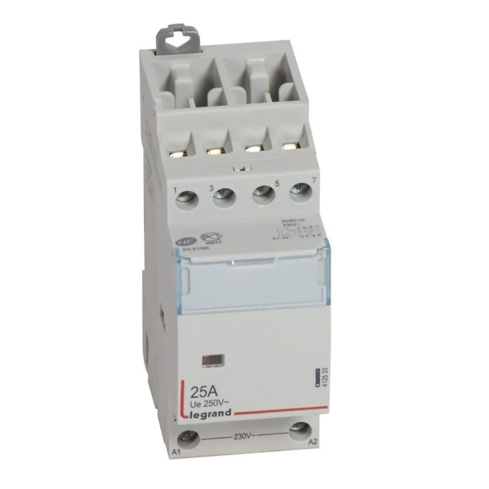LEGRAND CX3 4P MANDALSIZ 230V BOBİNLİ 25A 2NA+2NK SESSİZ KONTAKTÖR