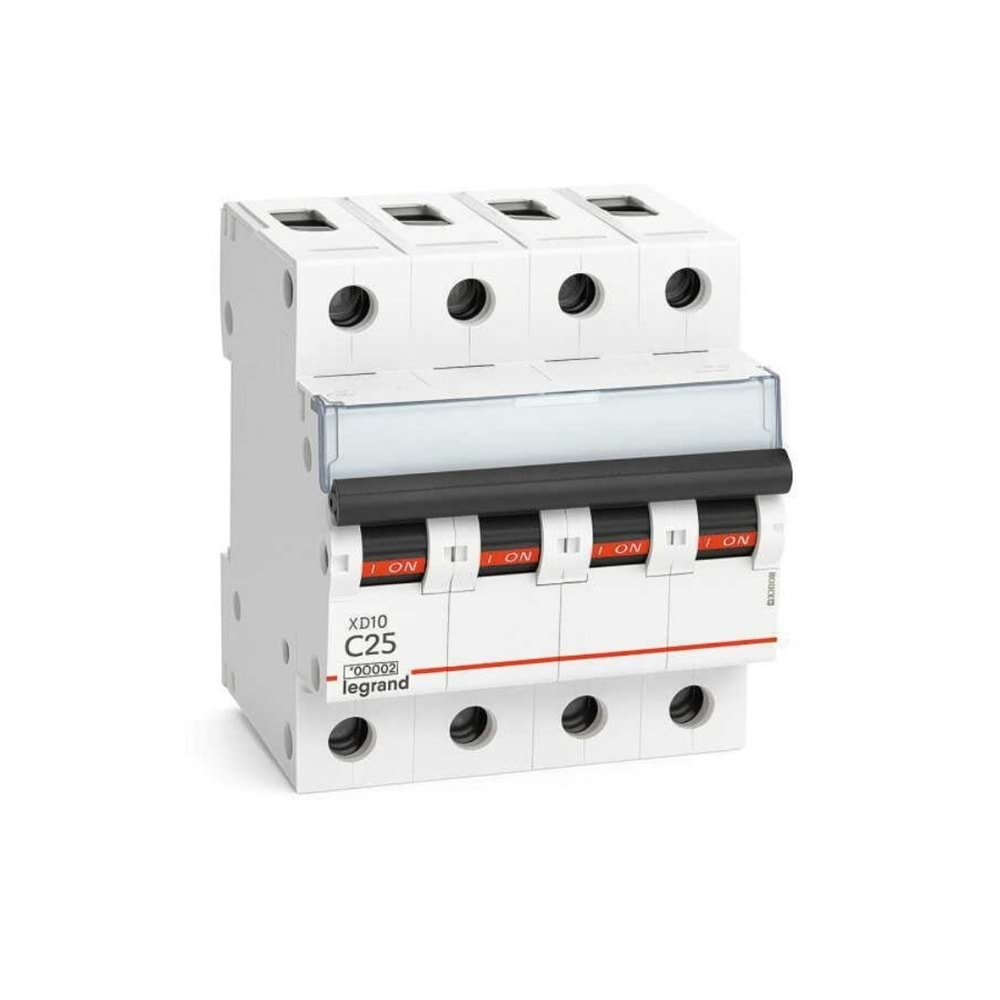 LEGRAND 4P C25A 10KA K OTOMAT