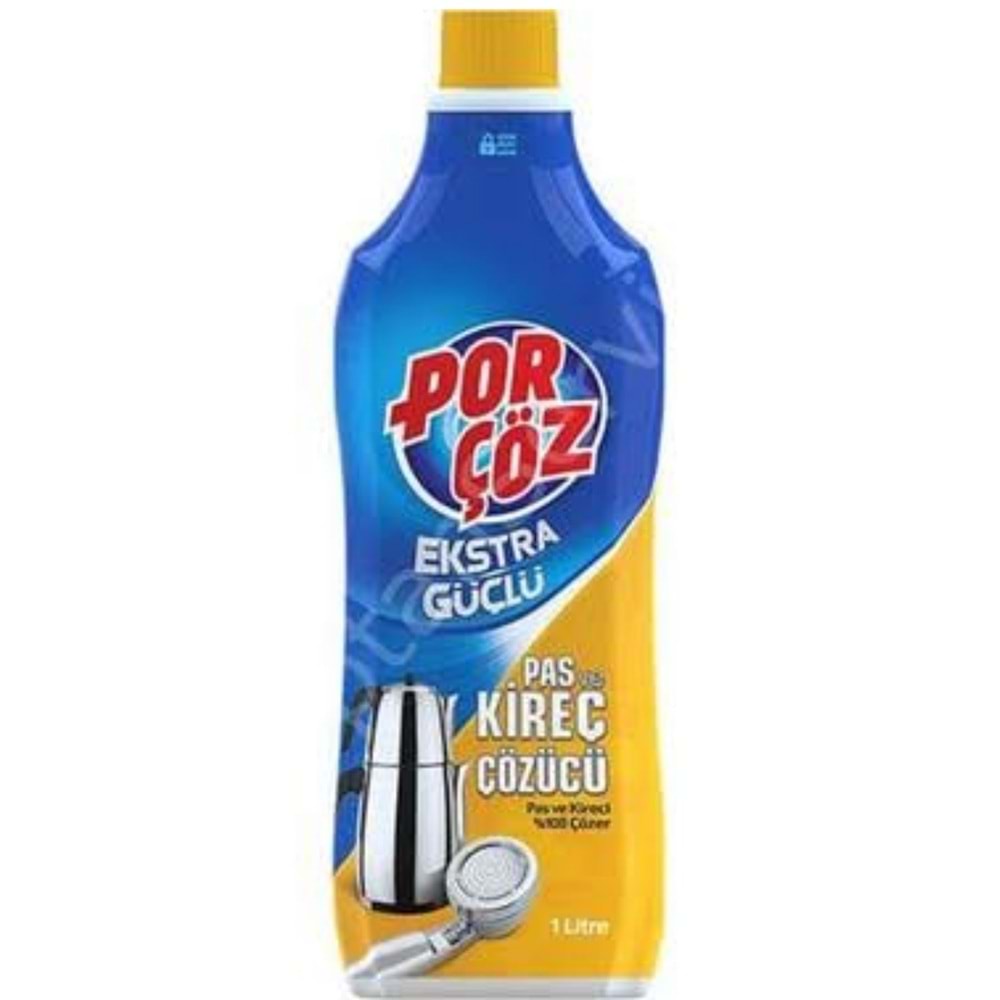 PORÇÖZ Pas ve Kireç Çözücü 1 Litre *18