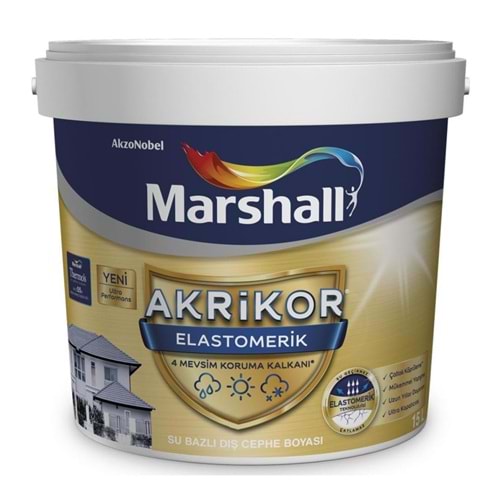 MB AKRIKOR ELASTOMERIK BOYA BEYAZ - 2,5 L