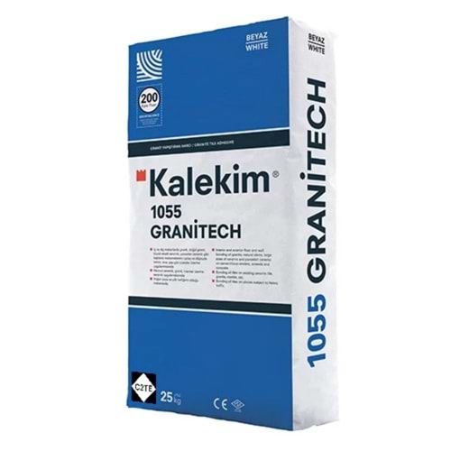 1055-GRANITECH GRİ 25KG Yapıştırma Harcı