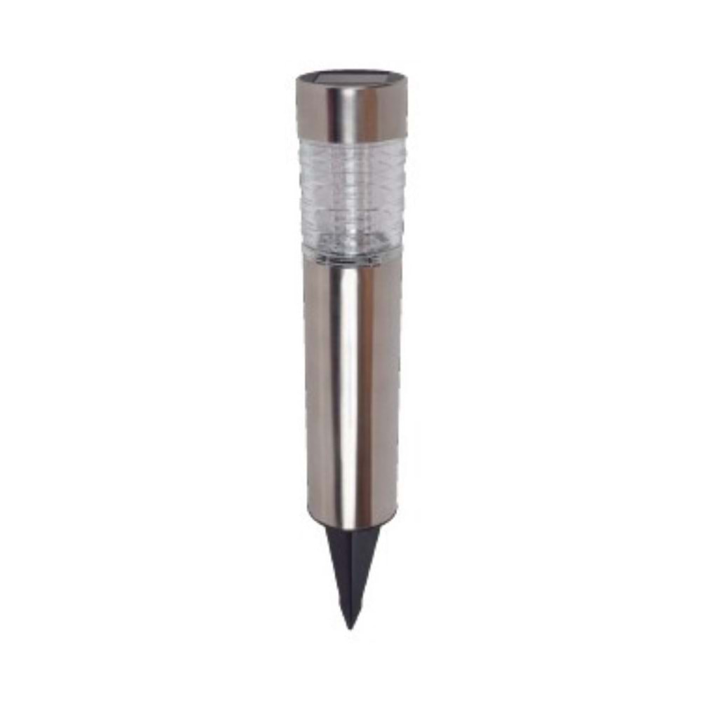 BAHCEM 4 SOLAR RIBBED GLASS BOLLARD LIGHTS ARMATUR