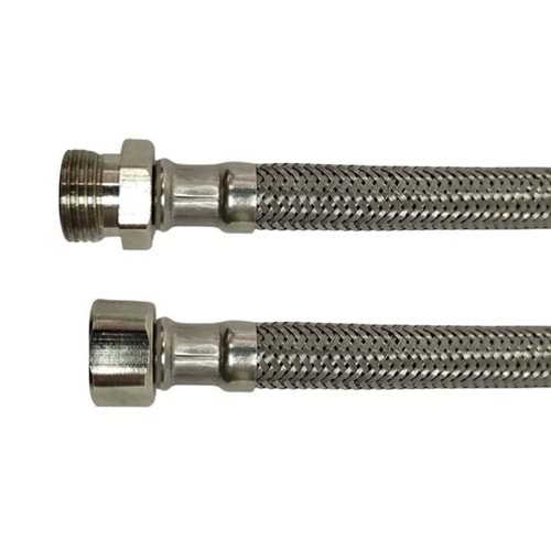 3/8-3/8 ÇELİK BRAJMAN 70 CM NİPELLİ