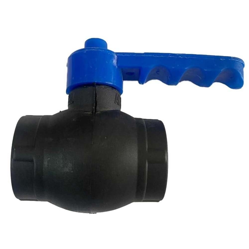 20 mm PPRC PLASTİK KÜRESEL VANA SİYAH