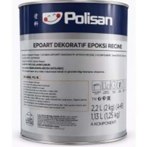 POLİSAN EPOART 2 KG TKM EPOKSİ REÇİNE KRİSTAL ŞEFFAF
