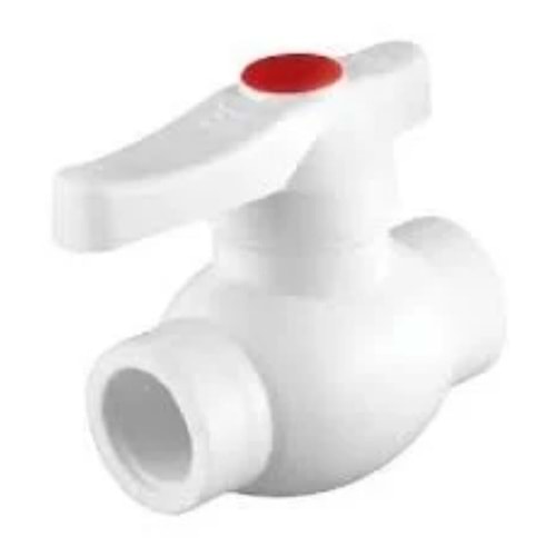 25 mm PPRC PLASTİK KÜRESEL VANA BEYAZ