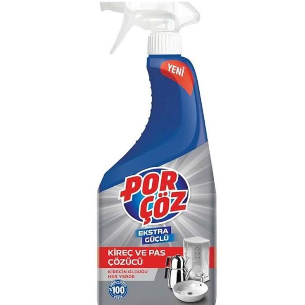 PORÇÖZ Kireç Çözücü Sprey 750ml *12