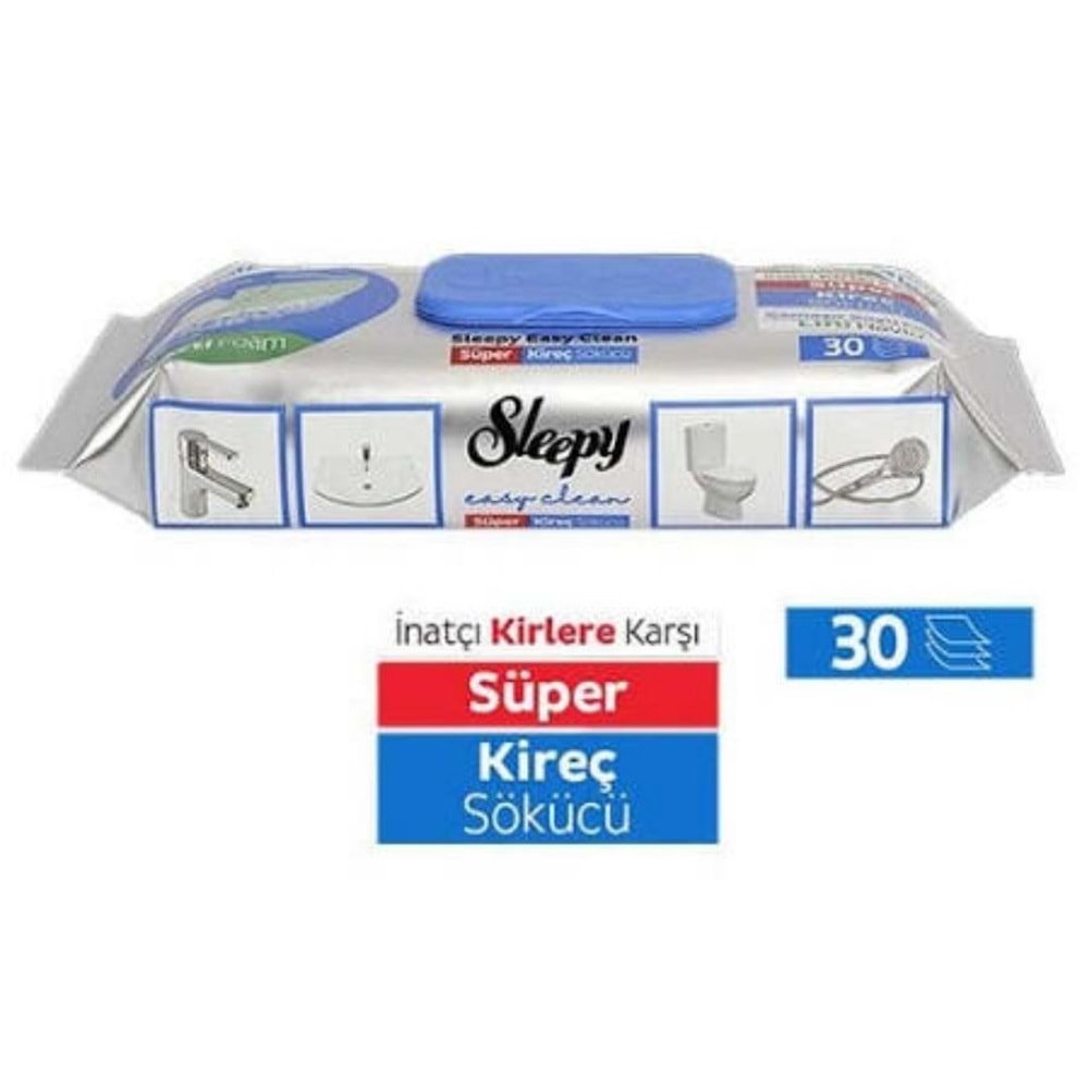 SLEEPY Yüzey Temizlik Havlusu (30lu) Kireç Sökücü