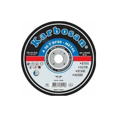KARBOSAN METAL KESME DISKI - 115*3.0*22.23