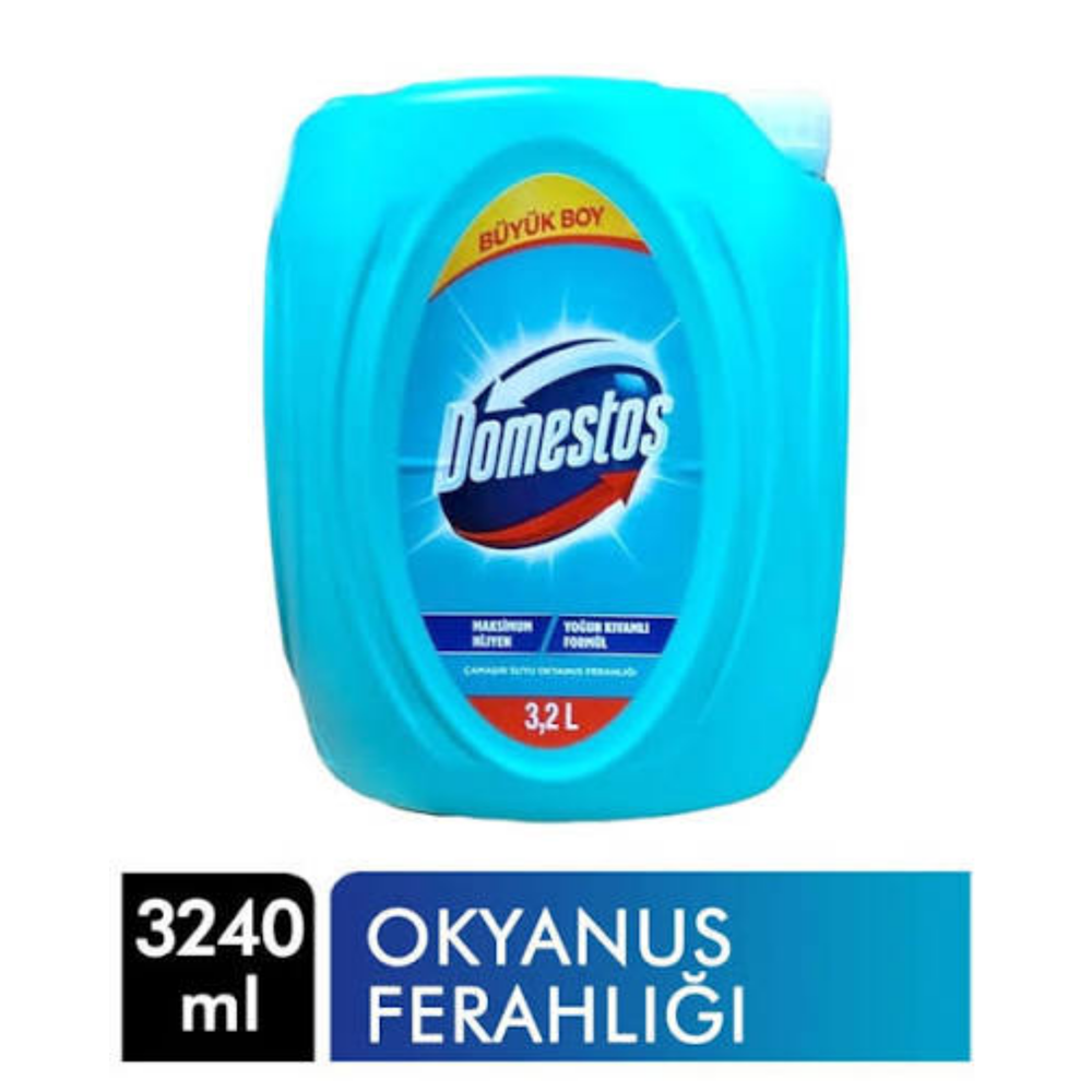 DOMESTOS Çamaşır Suyu (3240ml) Okyanus Ferahlığı *4