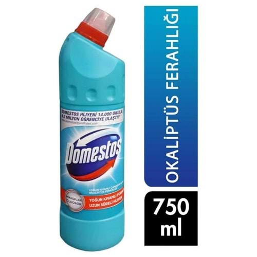 DOMESTOS Çamaşır Suyu (750ml) Okaliptüs *20