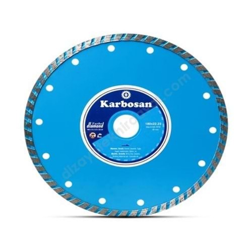 KARBOSAN TURBO KANALLI ELMAS KESICI ( TURBO GRANIT ) - 180*2,4*22,23