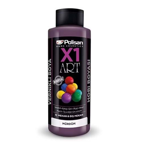 POLİSAN X1 ART VERNİKLİ BOYA-MÜRDÜM