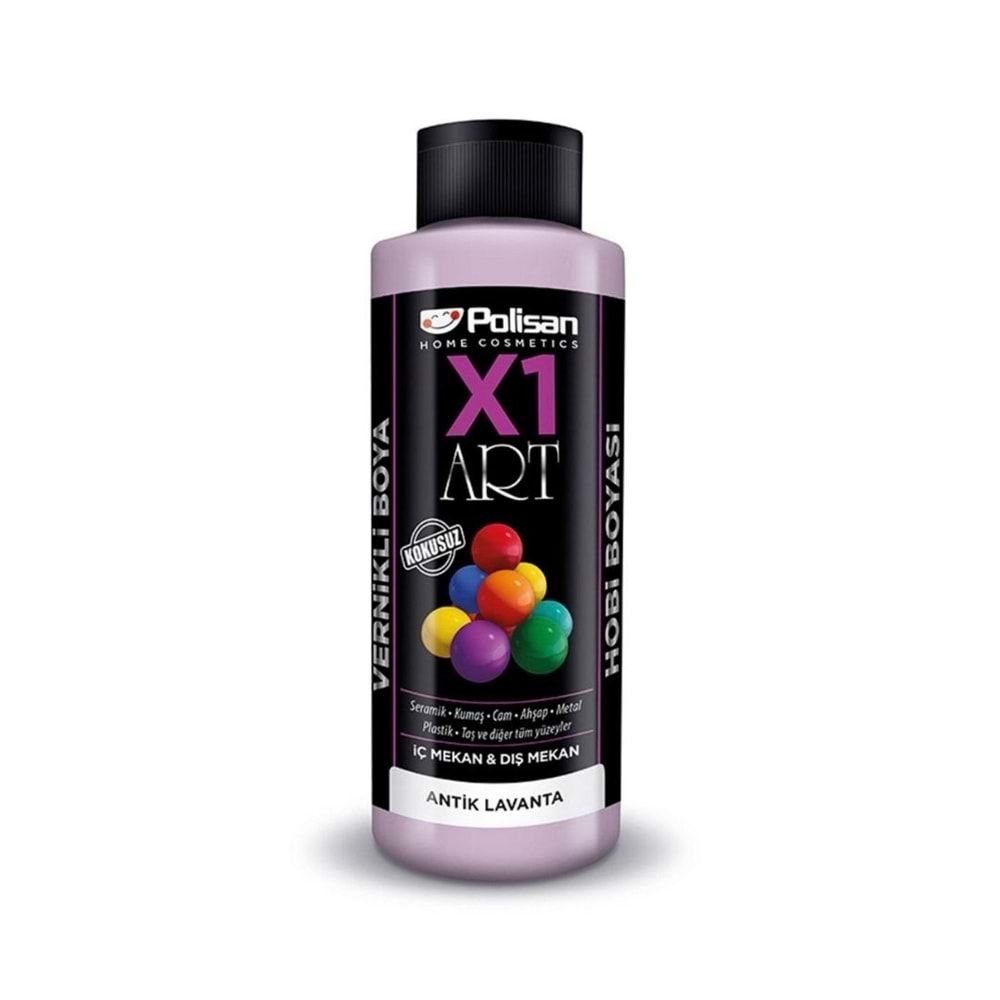 POLİSAN X1 ART VERNİKLİ BOYA-ANTİK LAVANTA