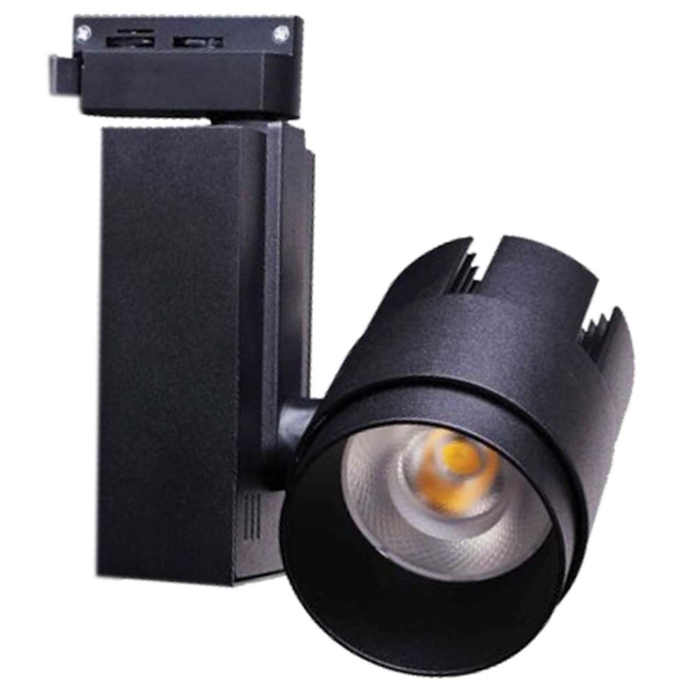 ATLANTIS 30W 3000K OSRAM LEDLİ RAY SPOT SIYAH KASA