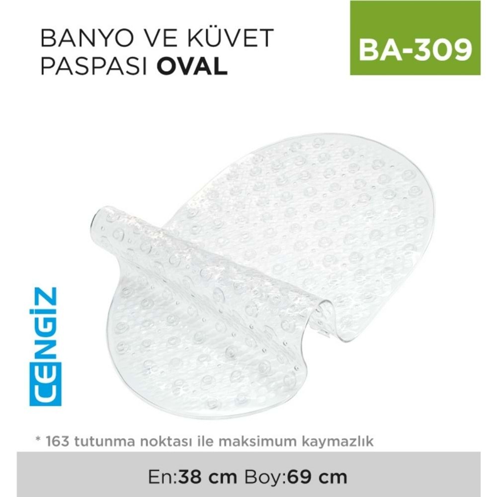 BANYO VE KÜVET PASPASI OVAL 38 CM*69