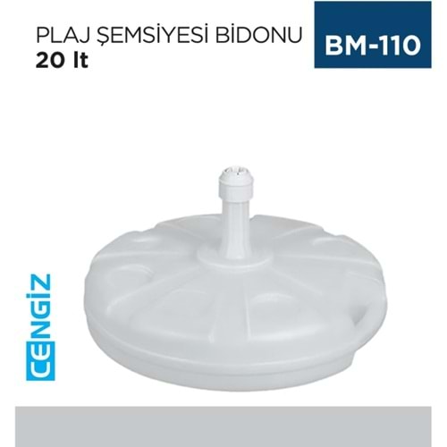 PLAJ ŞEMSİYESİ BİDONU 20 LT