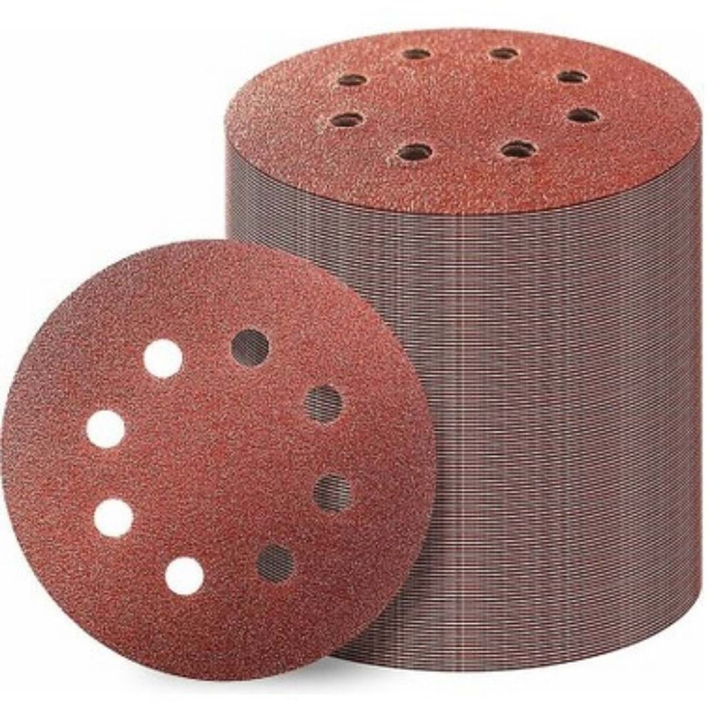 SEGNAN DELİKLİ CIRT ZIMPARA - 125mm KUM:60