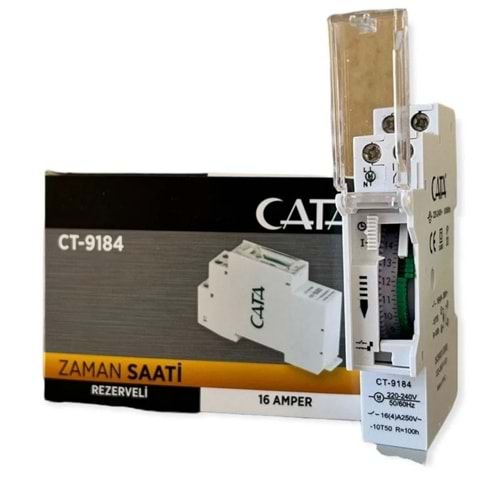 CATA CT-9184 REZERVELI ZAMAN SAATI 16A