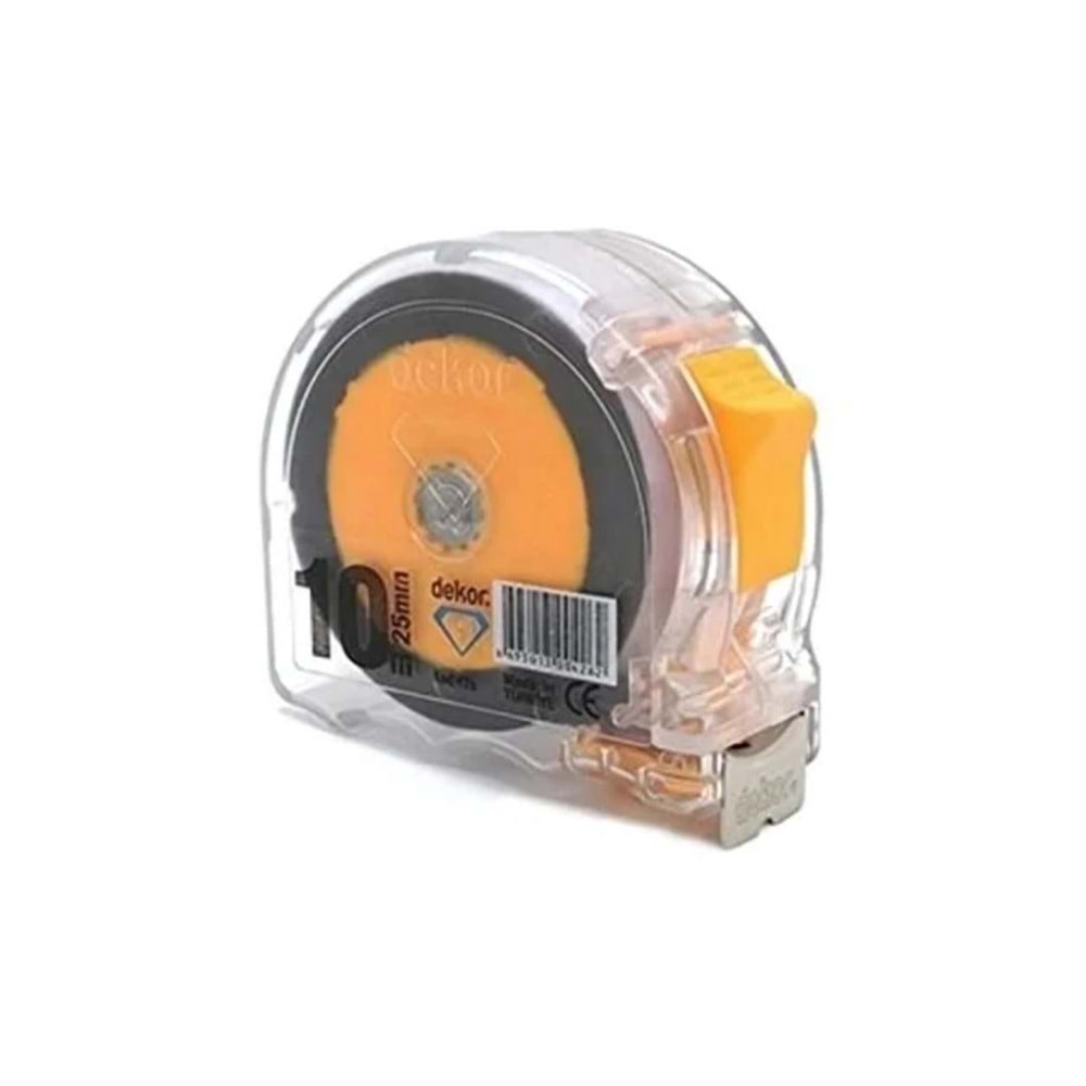 DEKOR 426 ŞERİT METRE ŞEFFAF 10 M x 25 MM.