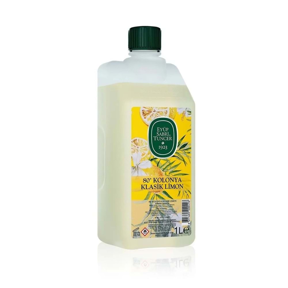 EST Kolonya (Pet-1 Litre) Klasik Limon