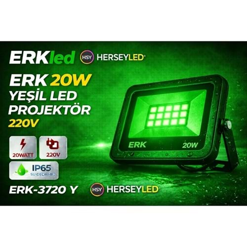 ERK 20W SMD LED PROJEKTÖR YEŞİL