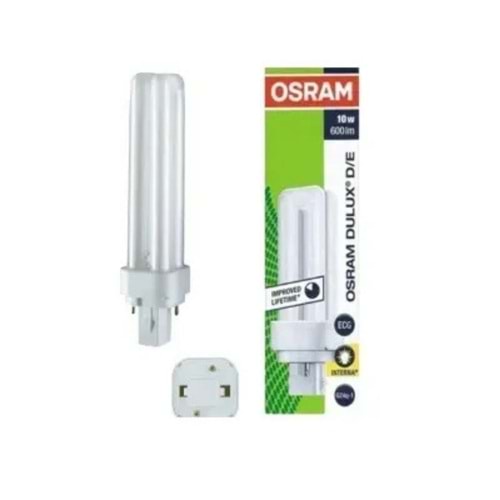 OSRAM DULUX 10W / 827 2 PINLI PLC AMPUL